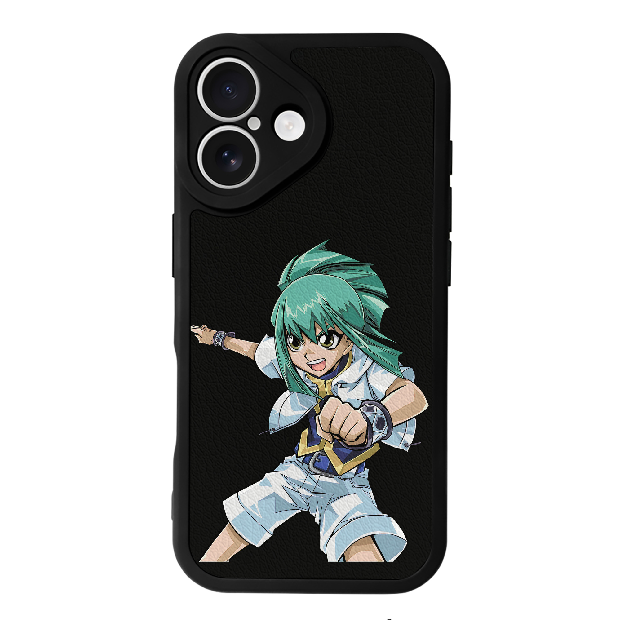（画像用） 遊☆戯☆王 Yu-Gi-Oh! 【iPhone 16シリーズ対応】シリコンスマホケース（レザー調） 材質：シリコン